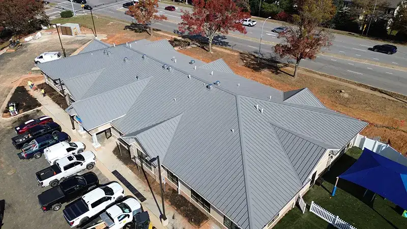 Home with new roof